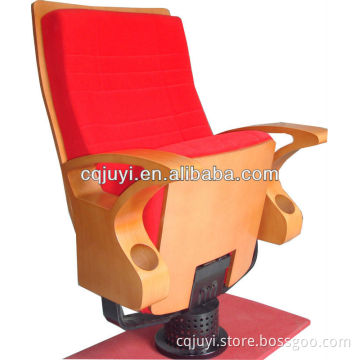 Folding woodem cinema furniture with padding seats JY-926M